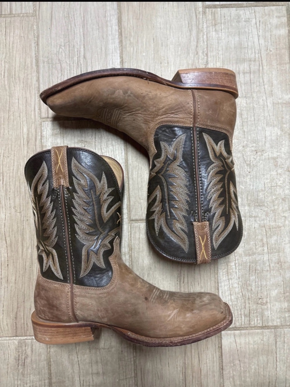 Twisted X Men's Brown Leather Western Cowboy Boots